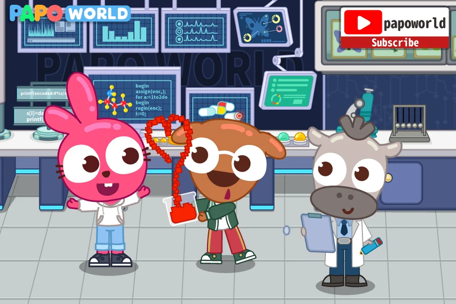 Papo Town School Life for Kids - عکس بازی موبایلی اندروید