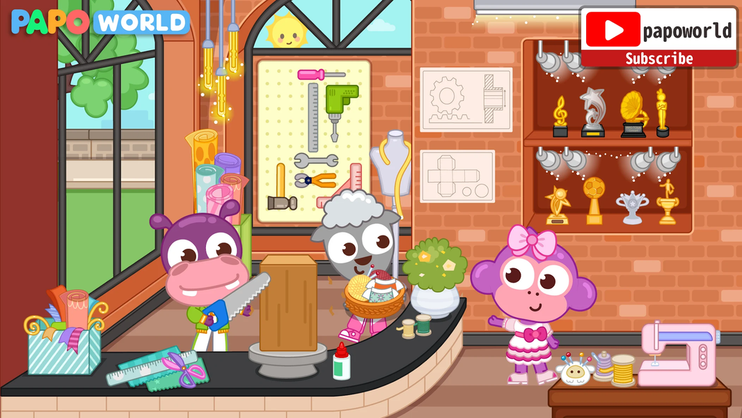 Papo Town School Life for Kids - عکس بازی موبایلی اندروید