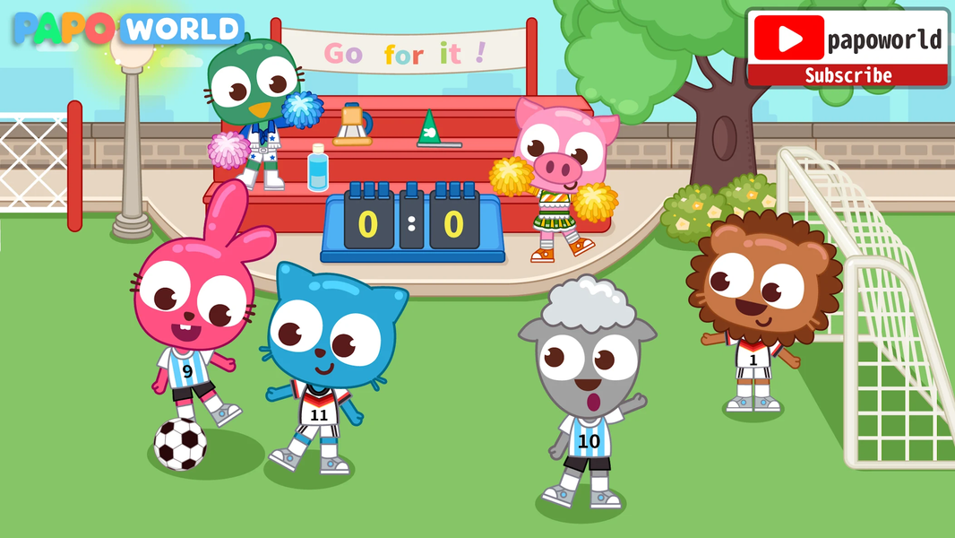 Papo Town School Life for Kids - عکس بازی موبایلی اندروید