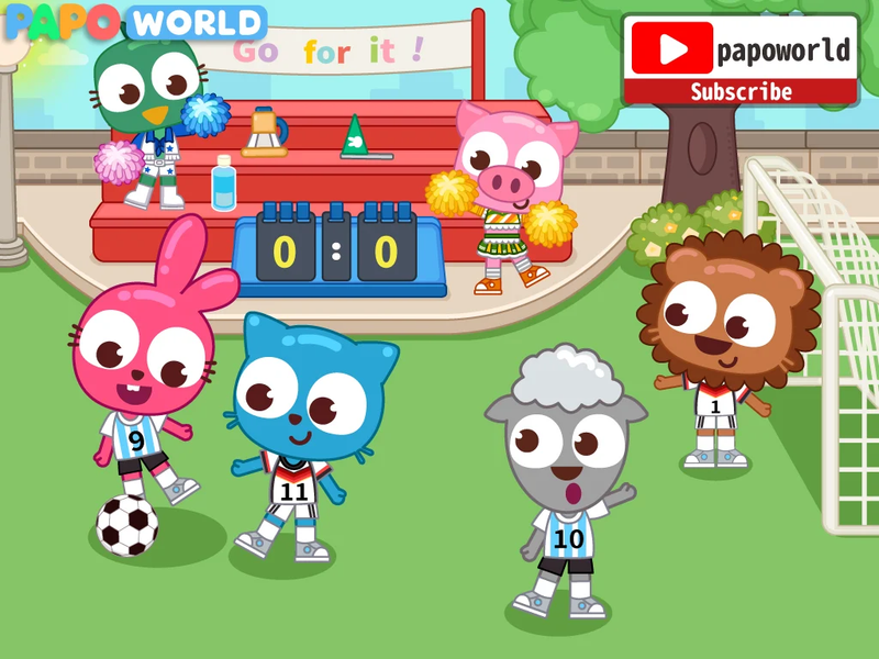 Papo Town School Life for Kids - عکس بازی موبایلی اندروید