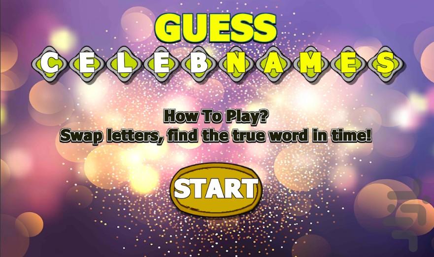 Guess Celeb Name - Gameplay image of android game