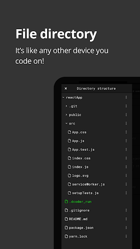 Dcoder - برنامه‌نویسی و توسعه‌ی نرم‌افزار - عکس برنامه موبایلی اندروید