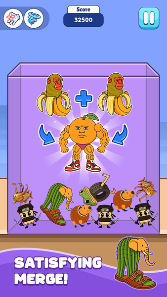 Animal Merge: Drop Puzzle - عکس بازی موبایلی اندروید