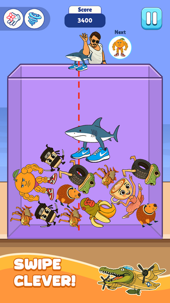 Animal Merge: Drop Puzzle - عکس بازی موبایلی اندروید