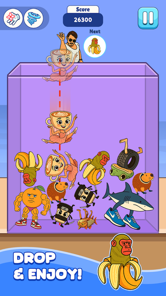 Animal Merge: Drop Puzzle - عکس بازی موبایلی اندروید