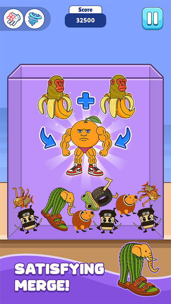 Animal Merge: Drop Puzzle - عکس بازی موبایلی اندروید