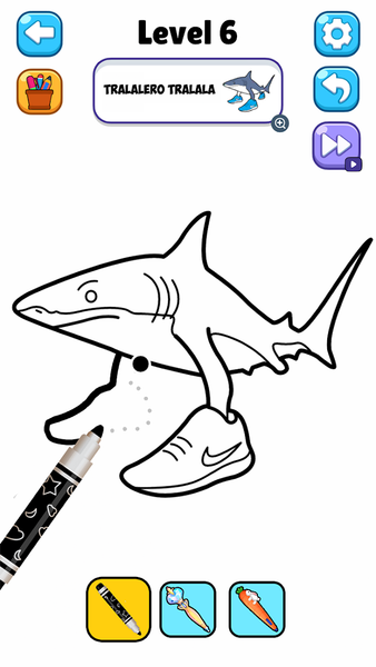 Monster Coloring: Draw Master - Gameplay image of android game