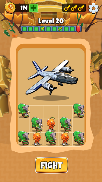 Monster Merge: Battle War Game - Gameplay image of android game