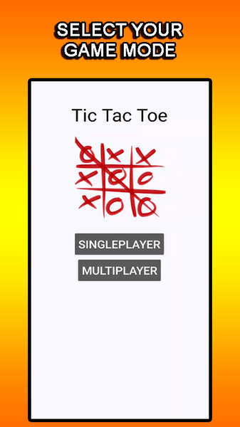 tic tac toe - Gameplay image of android game