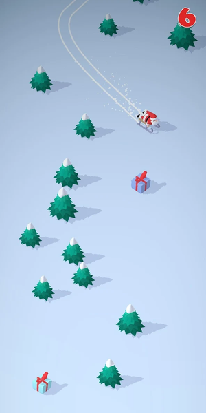 Santa Sled Race - عکس بازی موبایلی اندروید