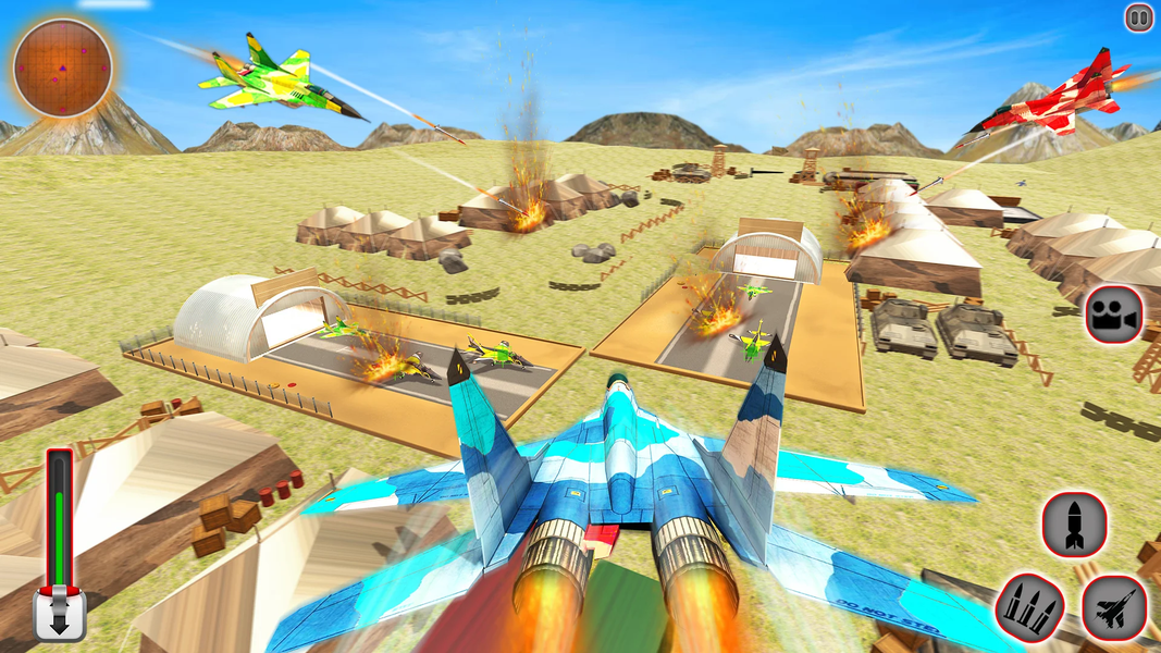 Aircraft Strike : Fighter Jet - Gameplay image of android game