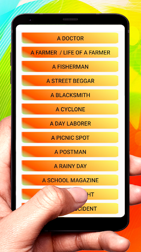 Paragraph Essay Composition - Image screenshot of android app