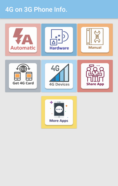 4G on 3G Phone Info. - عکس برنامه موبایلی اندروید