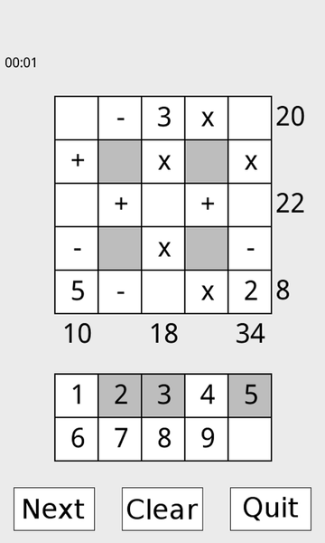 Math Square - عکس بازی موبایلی اندروید