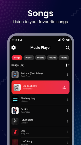 Music Player - Image screenshot of android app