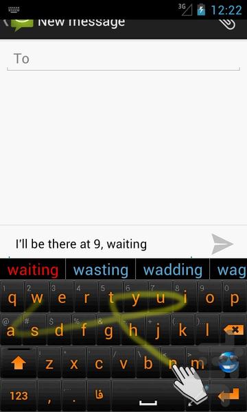 Parasum Sliding Keyboard - Image screenshot of android app