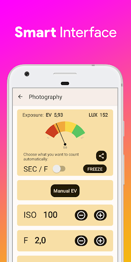 Lux Light Meter Photometer PRO - عکس برنامه موبایلی اندروید