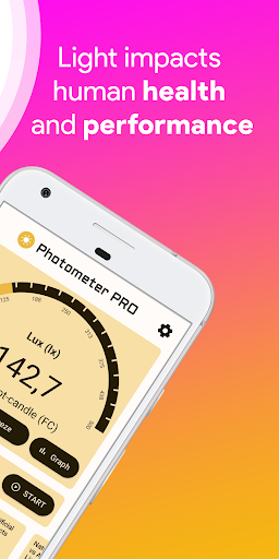 Lux Light Meter Photometer PRO - عکس برنامه موبایلی اندروید
