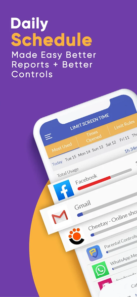 Parental Control App: PV - Image screenshot of android app
