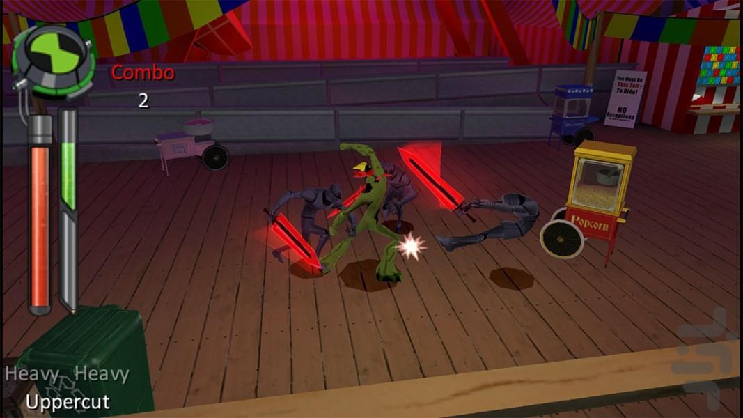 بن‌تن: نیروی بیگانه - Gameplay image of android game
