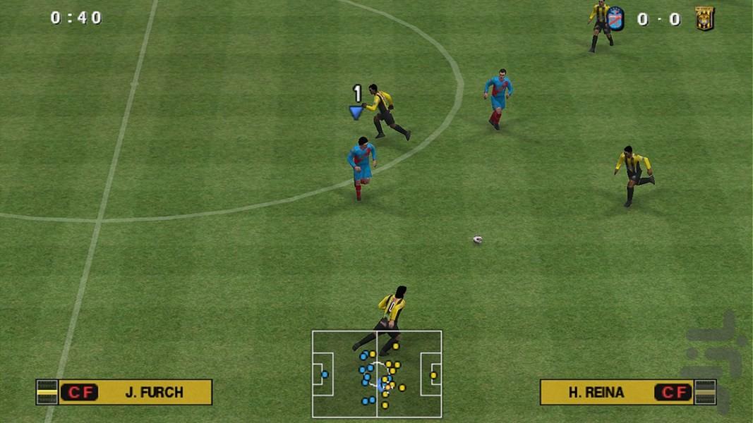 فوتبال حرفه‌ای ۲۰۱۴ (PES 2014) - Gameplay image of android game