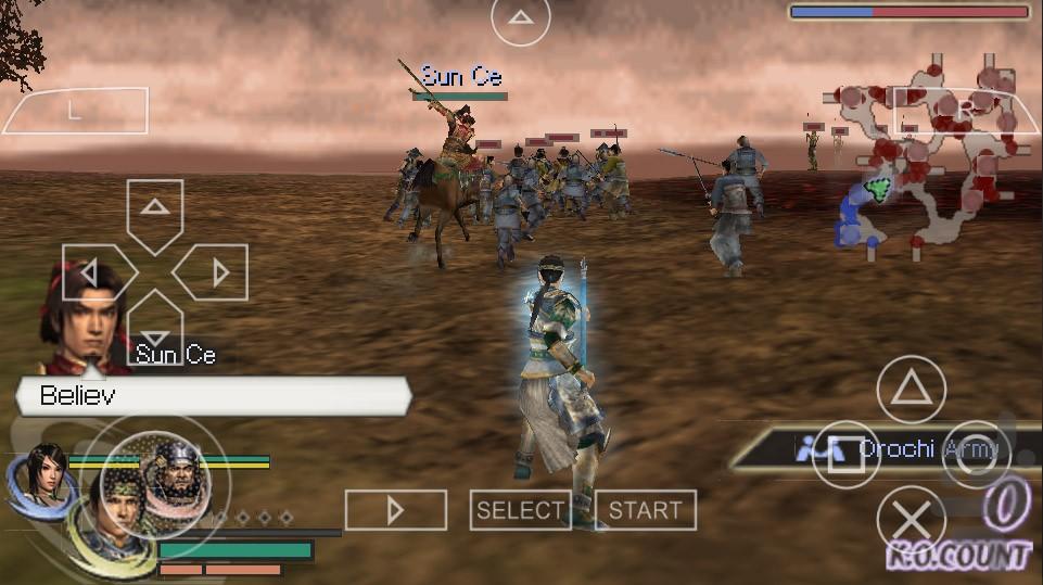 جنگجویان اوروچی - Gameplay image of android game
