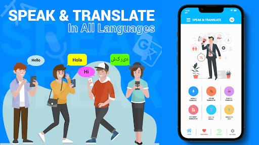 Speak & Translate All Language - عکس برنامه موبایلی اندروید