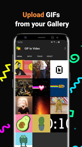 GIF to Video, GIF Maker - عکس برنامه موبایلی اندروید