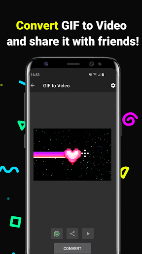 GIF to Video, GIF Maker - عکس برنامه موبایلی اندروید