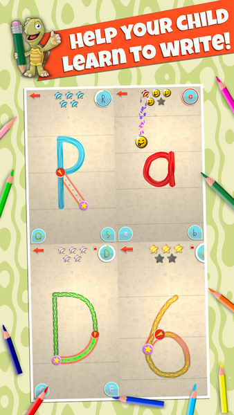 LetraKid: Writing ABC for Kids - عکس بازی موبایلی اندروید