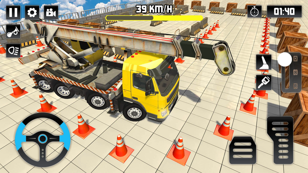 Crane Simulator ۳d Crane Truck - عکس برنامه موبایلی اندروید