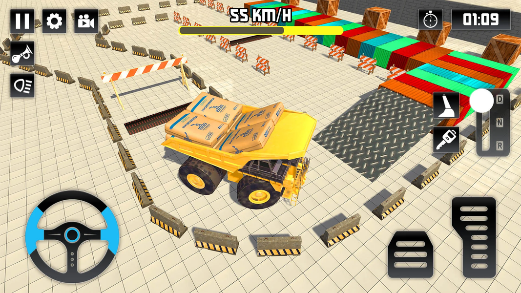 Dump Truck Parking Games - عکس بازی موبایلی اندروید