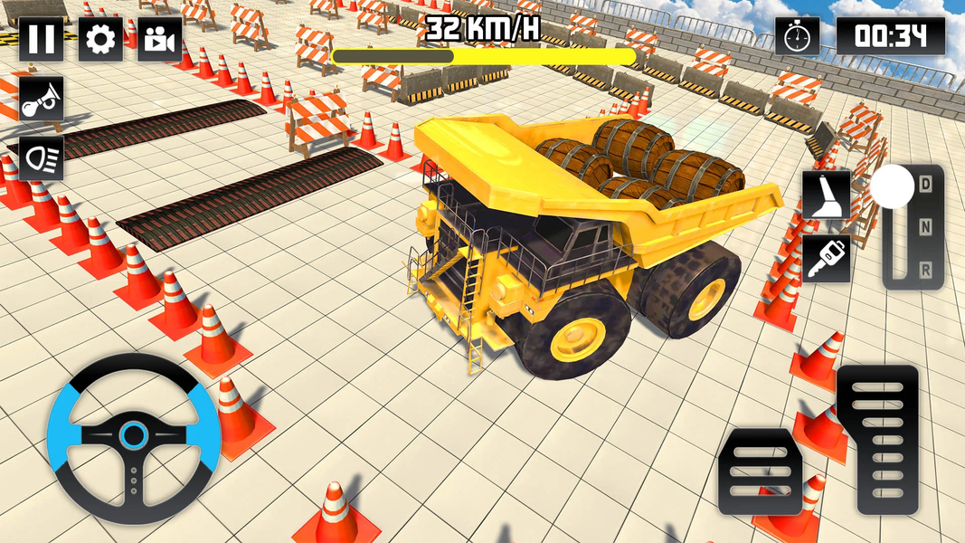 Dump Truck Parking Games - عکس بازی موبایلی اندروید