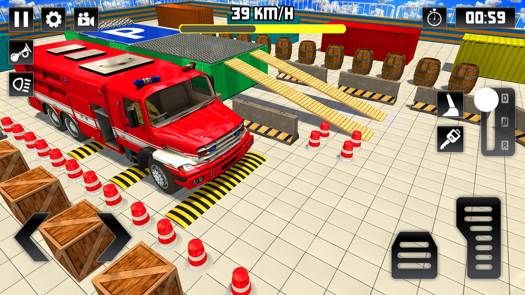 Fire Brigade Game - Fire Truck - عکس بازی موبایلی اندروید