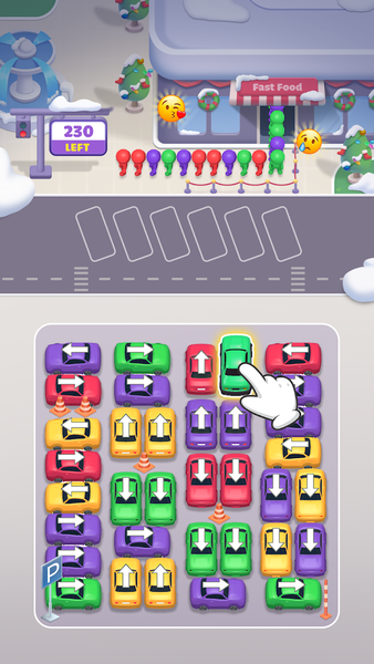 Bus Fever: Color Parking Jam - Gameplay image of android game