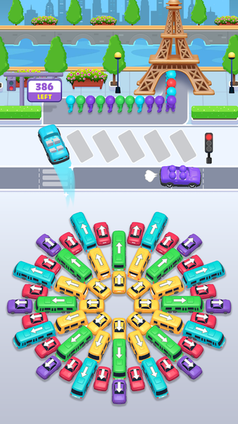 Bus Fever: Color Parking Jam - Gameplay image of android game