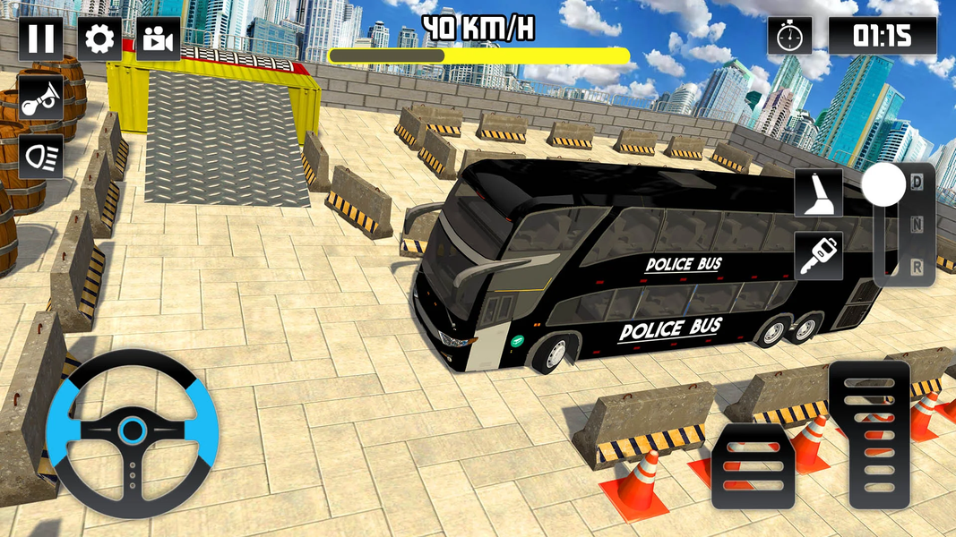 Police Bus Parking - parking - عکس بازی موبایلی اندروید