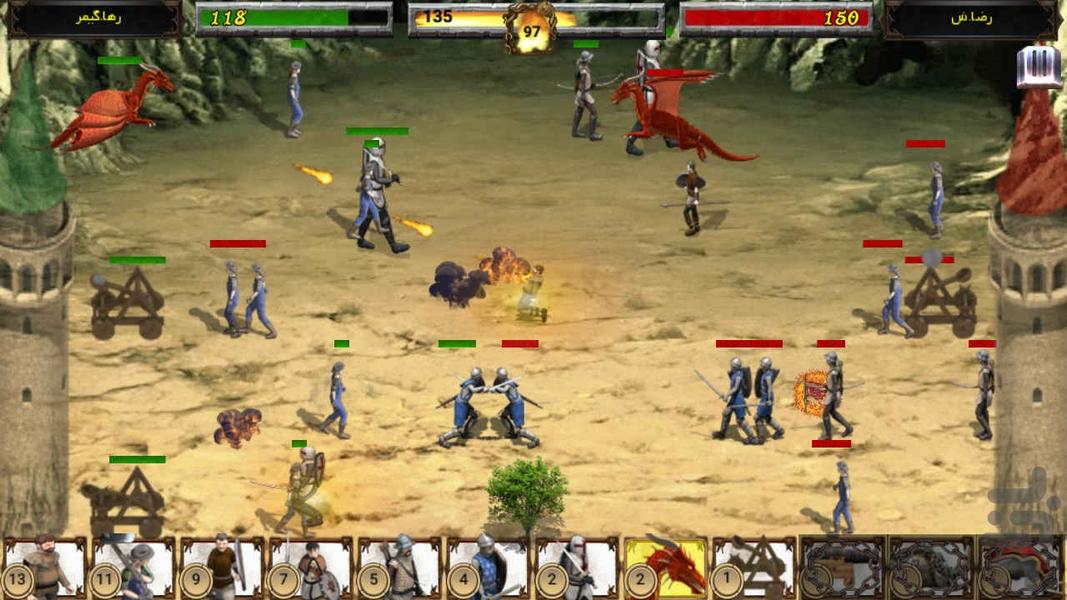 لشکر امپراطور- بازی جنگی ایرانی - عکس بازی موبایلی اندروید