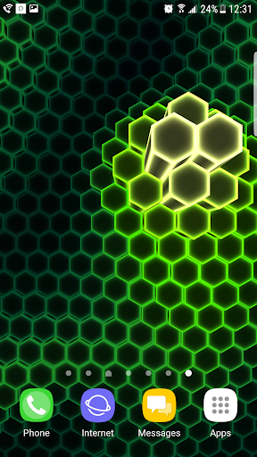 Cells Particles 3D Wallpaper - Image screenshot of android app