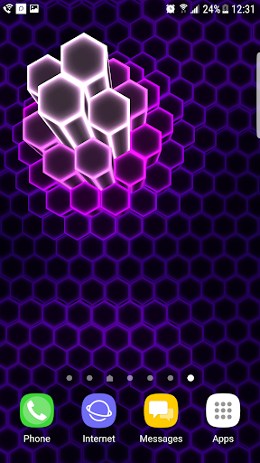 Cells Particles 3D Wallpaper - Image screenshot of android app