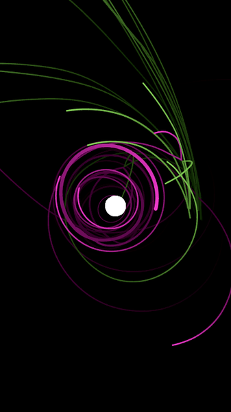 Particle Gravity Sandbox - Gameplay image of android game