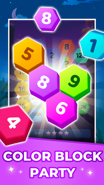 Hexa Journey:Puzzle - عکس بازی موبایلی اندروید