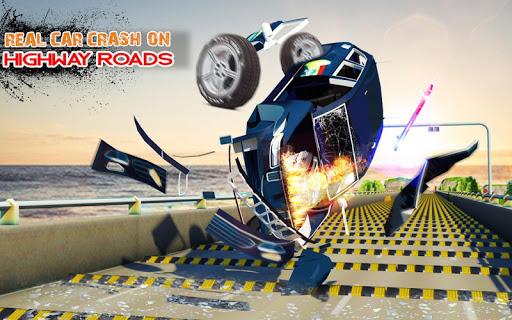 Deadly Car Crash Engine Damage: Speed Bump Race 18 - Gameplay image of android game