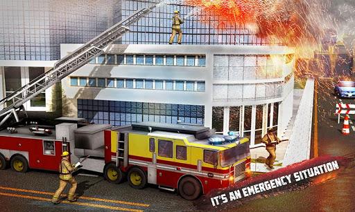 Firefighter: Fire Truck Games - Gameplay image of android game