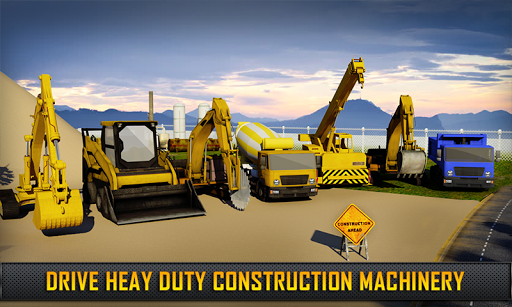 Construction Crane Hill Driver: Cement Truck Games - عکس بازی موبایلی اندروید