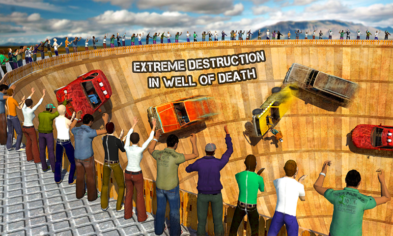 Well Of Death Demolition Derby - Gameplay image of android game