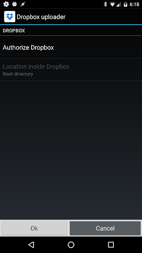 IP Webcam uploader for Dropbox - Image screenshot of android app