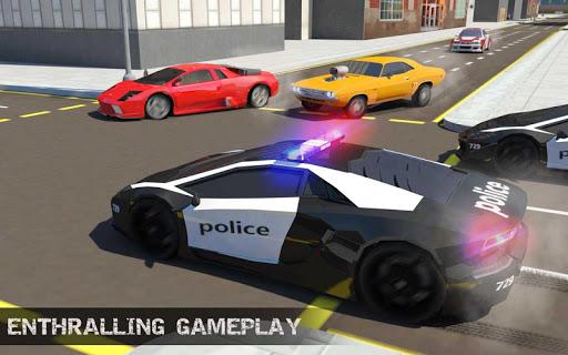 Real Police Gangster Chase: Police Cop Car Games - Gameplay image of android game