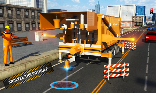 Pothole Repair Heavy Duty Truck: Road Construction - عکس بازی موبایلی اندروید