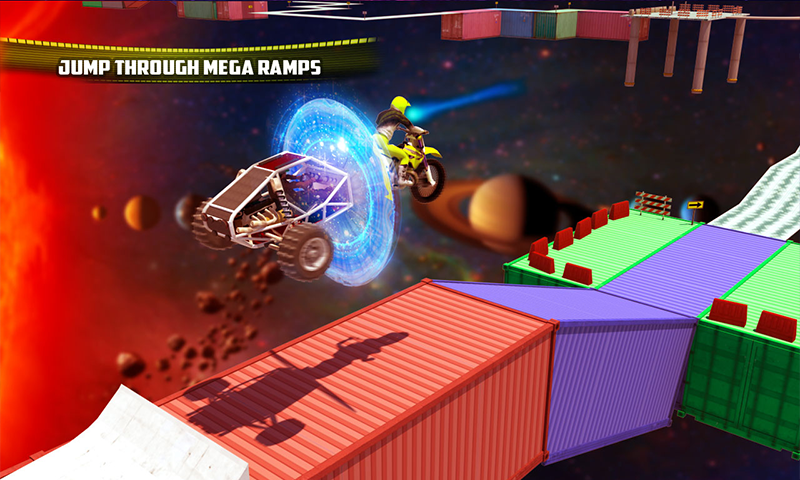 Fast Car Mega Ramp Stunts: Sup - عکس بازی موبایلی اندروید